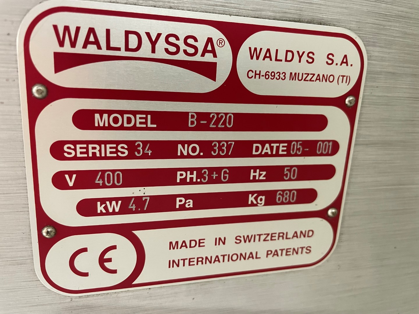 Машина для упаковки в стрейч-пленку Fabbri Waldyssa Automac 55 Pi B-220