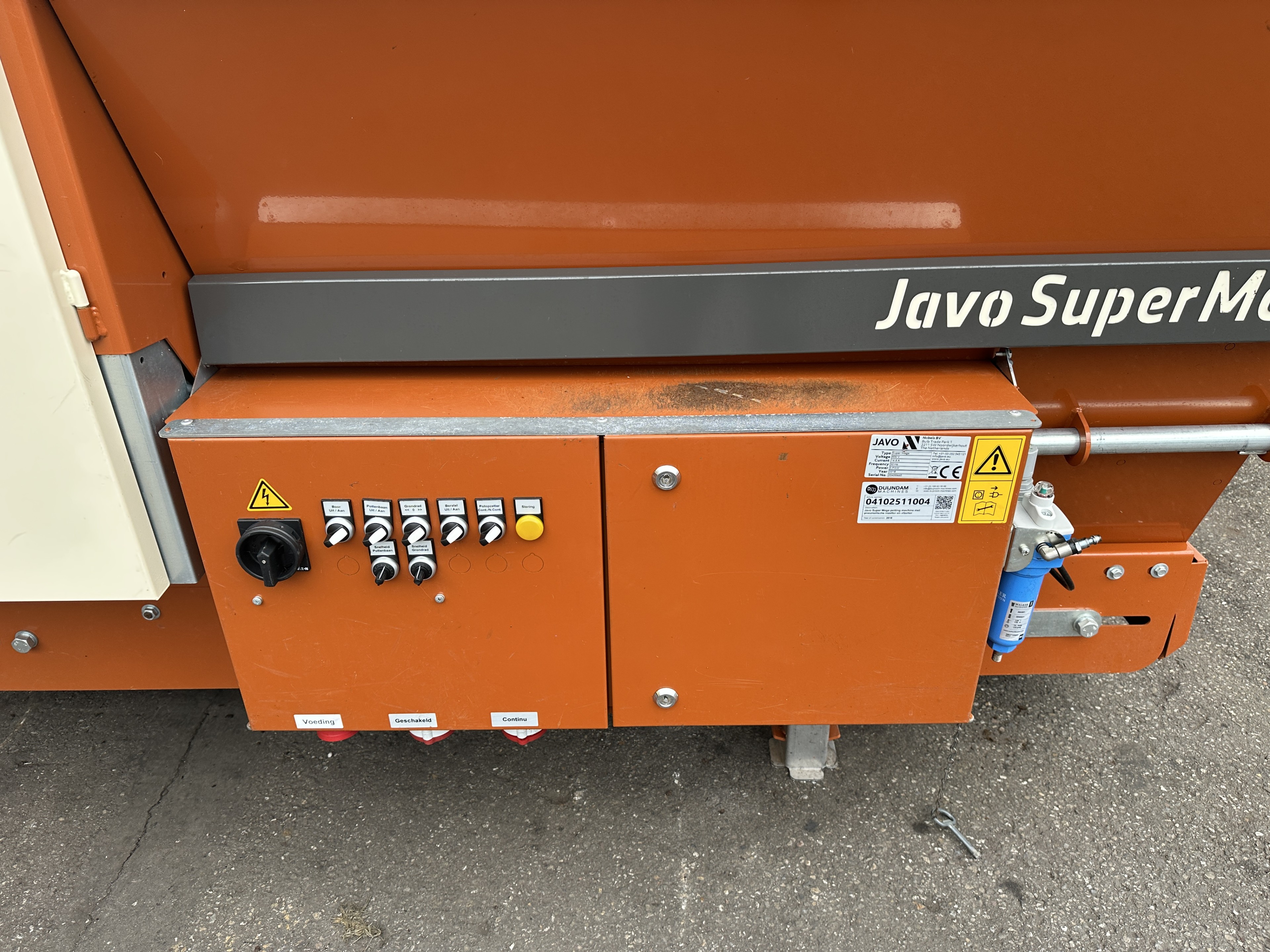 Javo Super Mega Машина для набивки горшков торфом с двойным пневматическим дозатором
