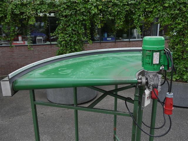 Изогнутый конвейер Total Systems 90° 80 см