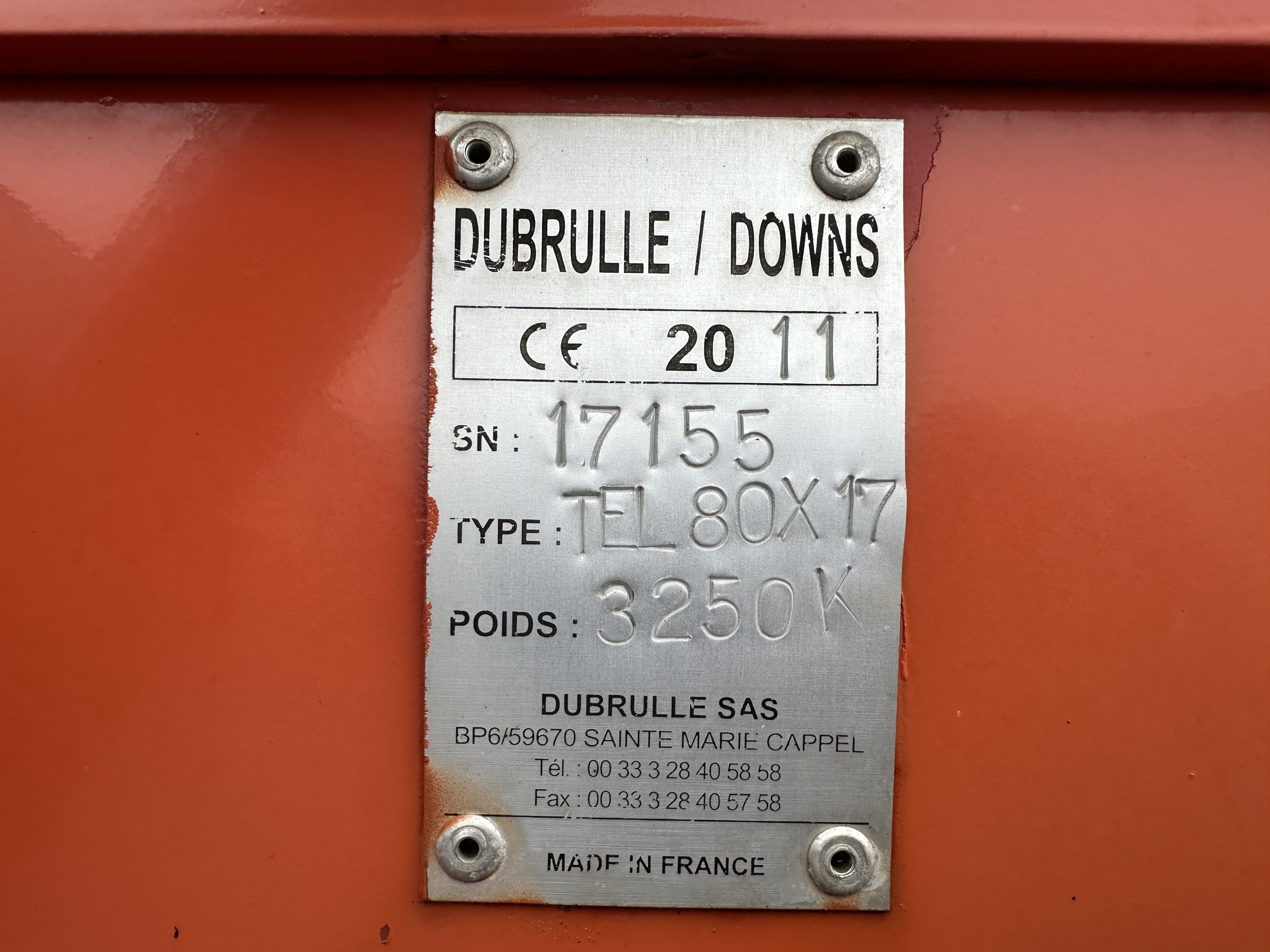Downs TEL17.80 ������������� ��������������� 1620 x 80 cm