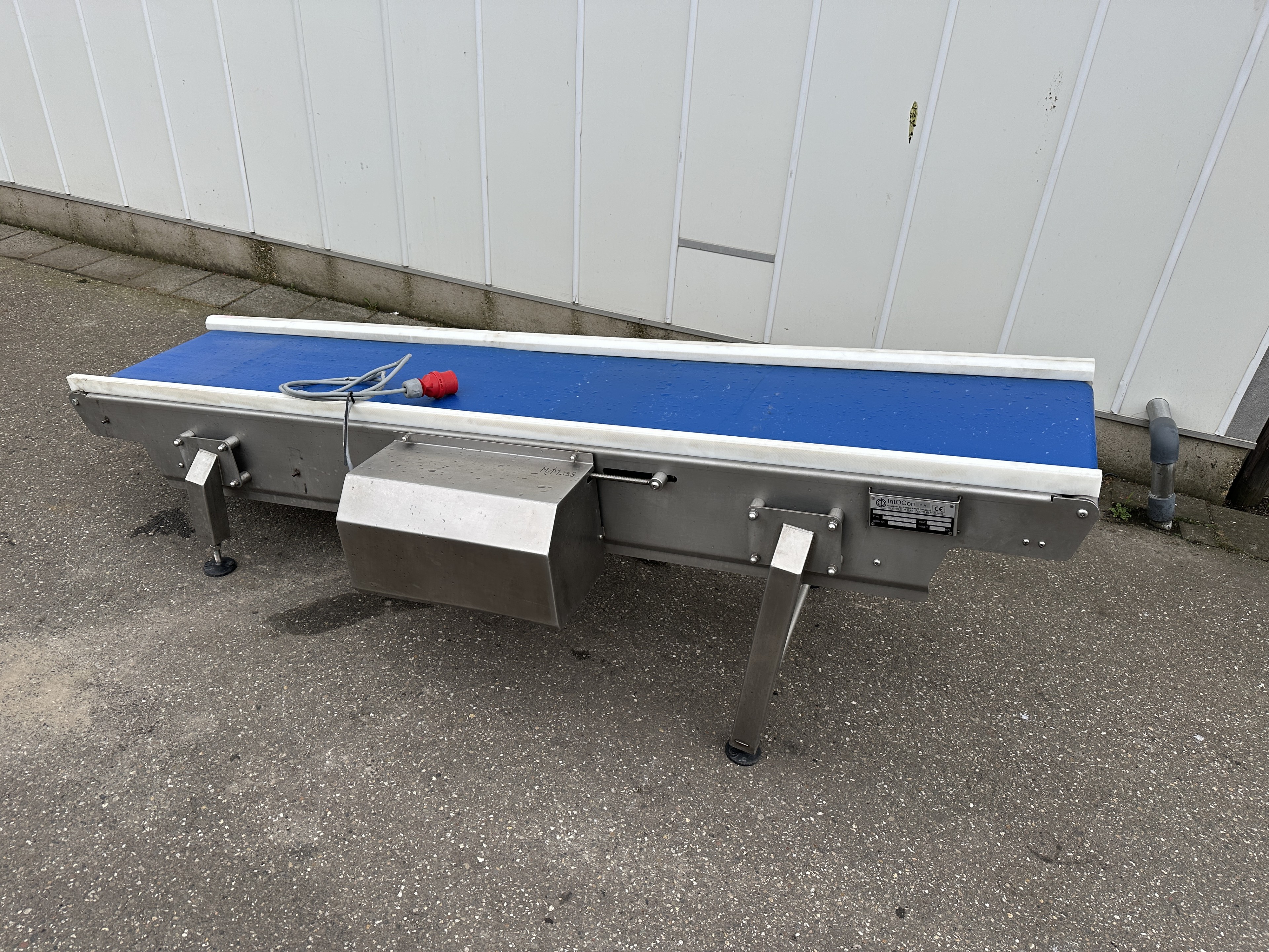IntOCon Элеваторный конвейер нержавеющая сталь 250 x 45 см