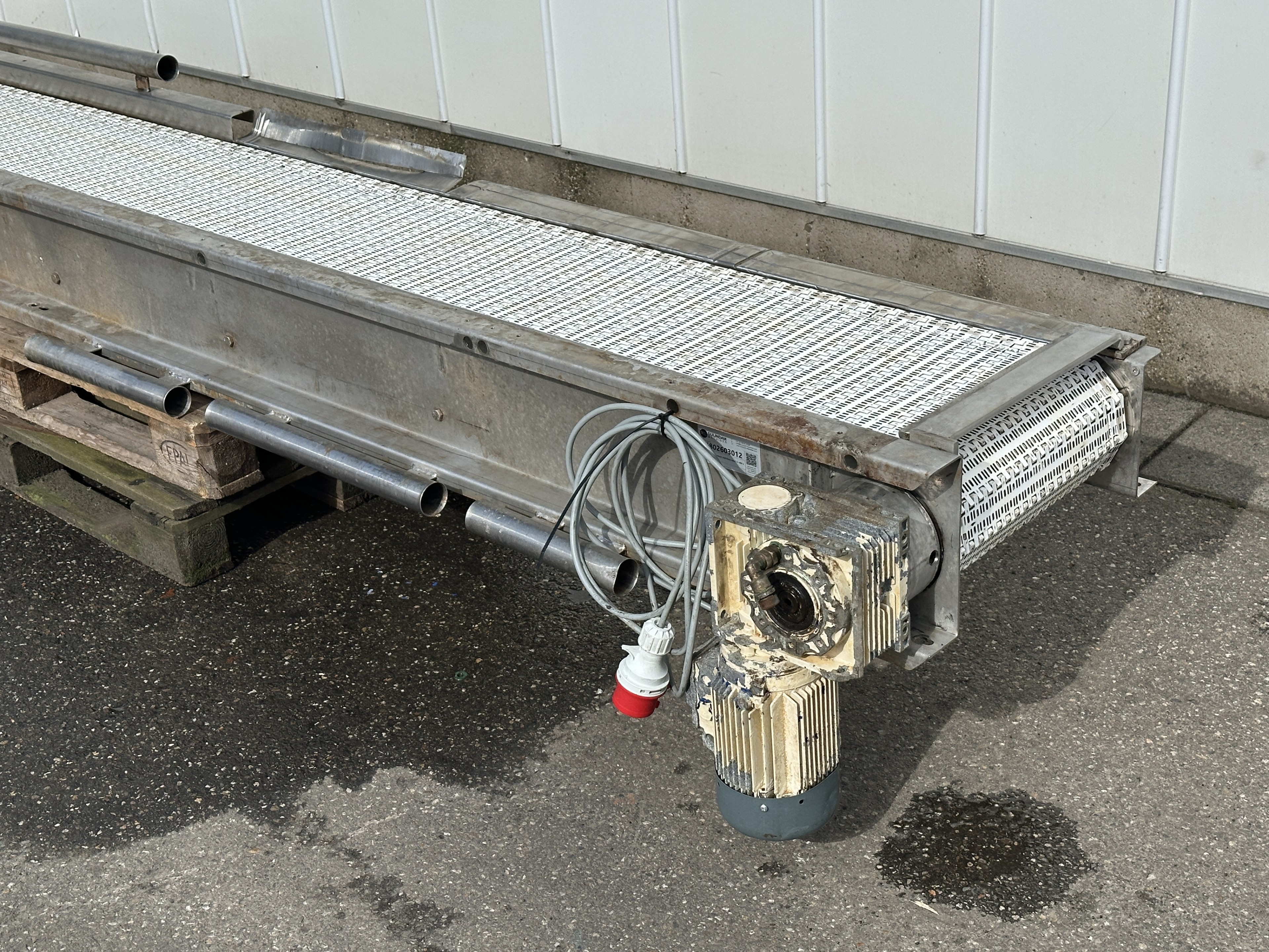 Verbruggen конвейер 460 x 40 см, нержавеющая сталь