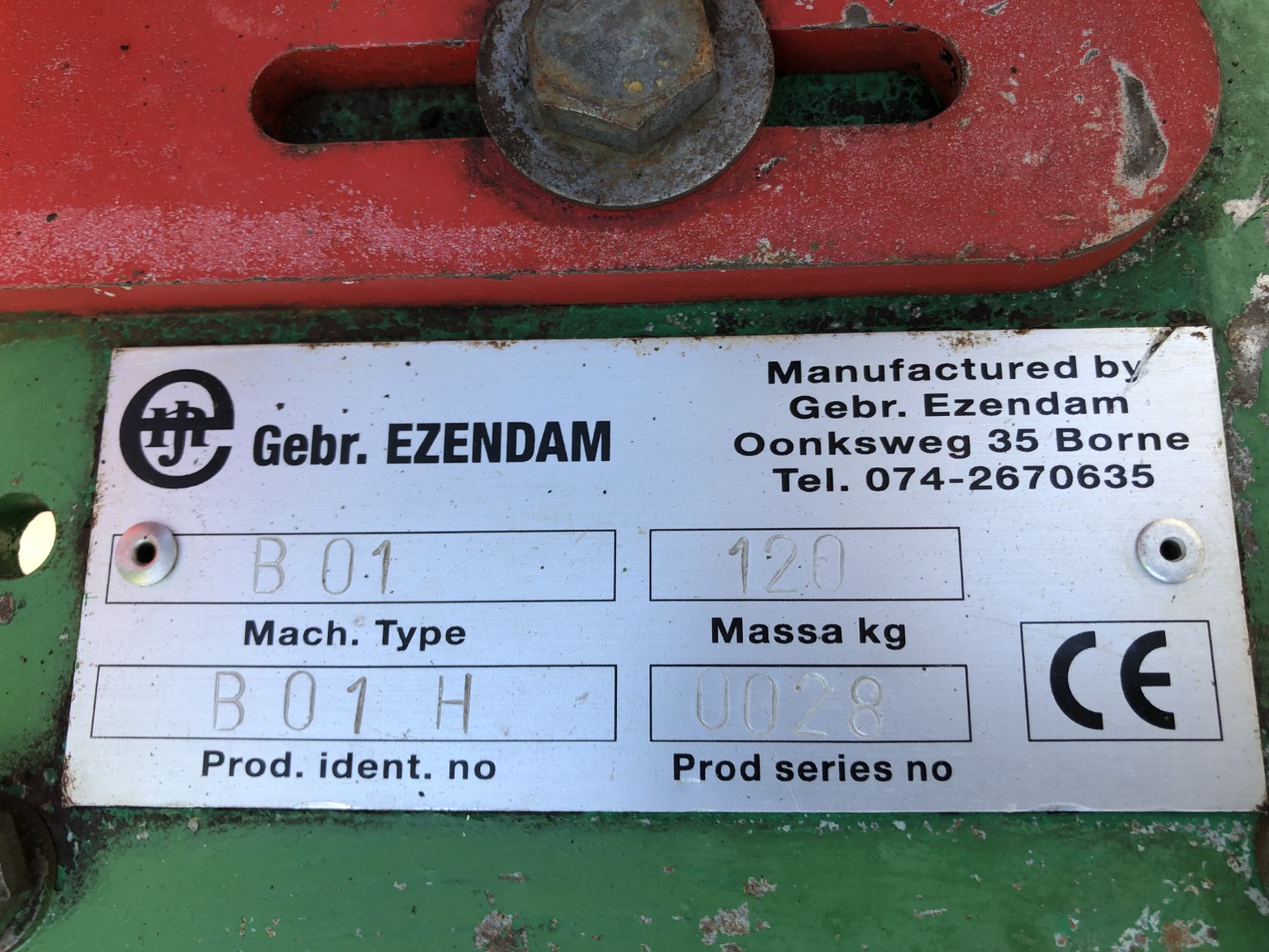 Ezendam -B01 Машинa для обрезки