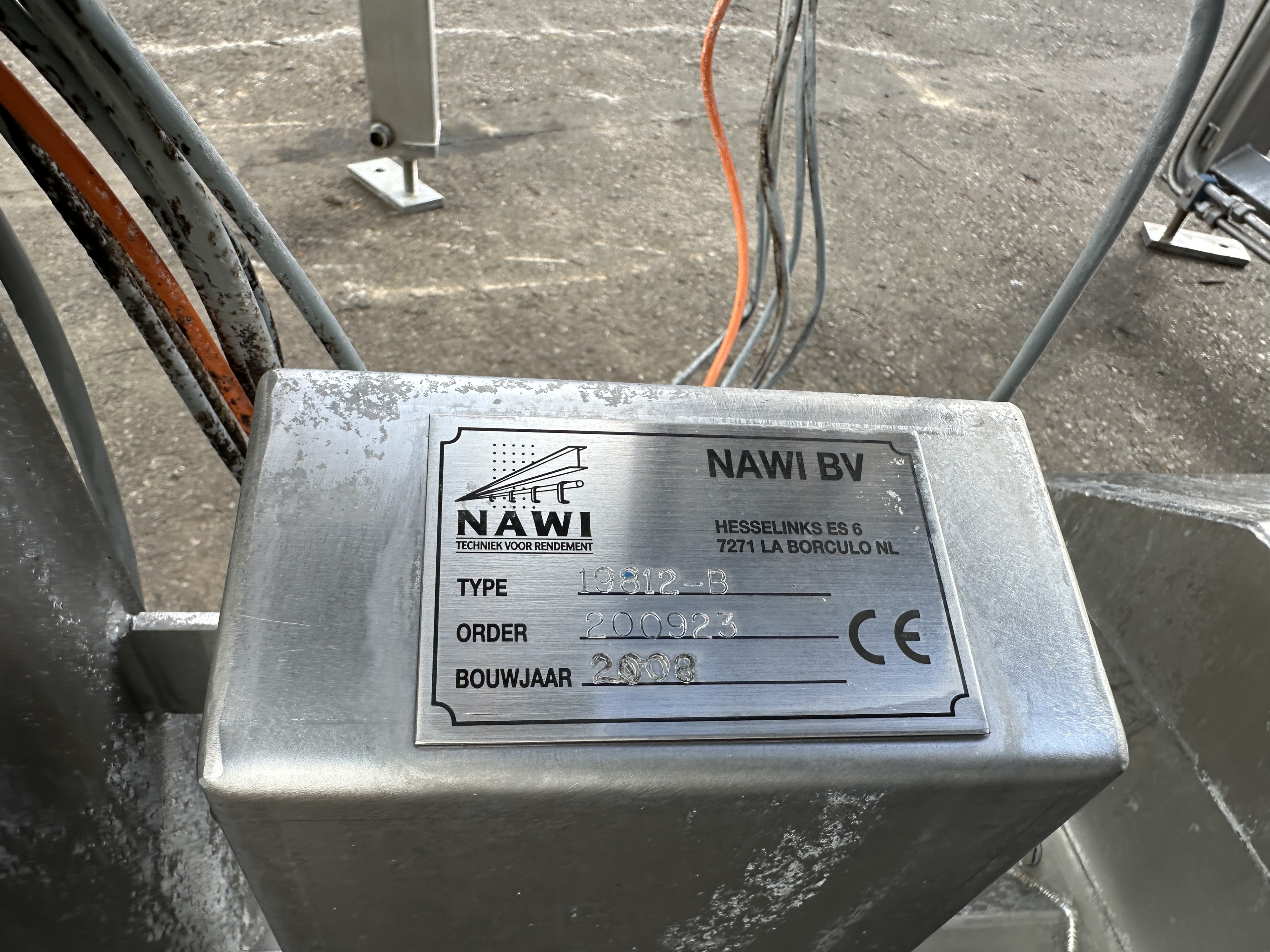 Nawi Опрокидыватель контейнеров 102 см, нержавеющая сталь