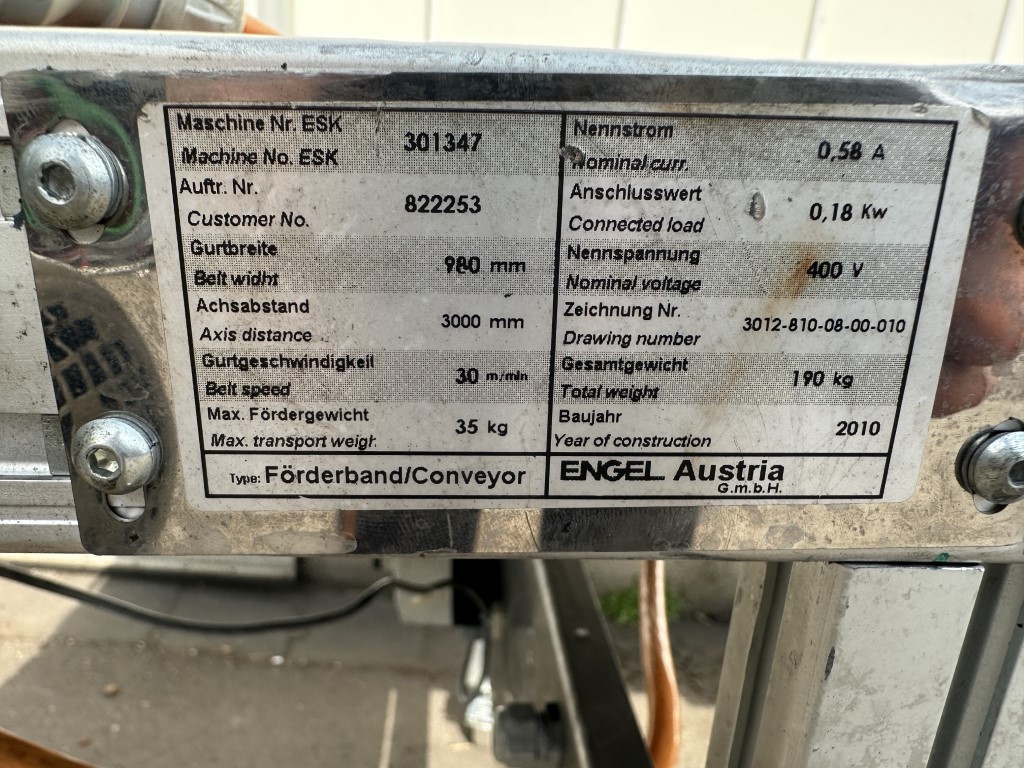 Engel конвейер 300 х 98 см