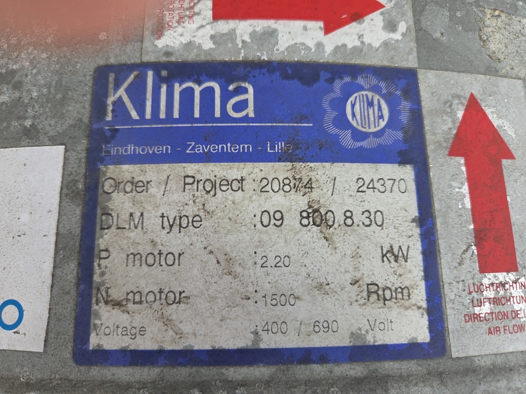 Klima Вентилятор 2,2 кВт