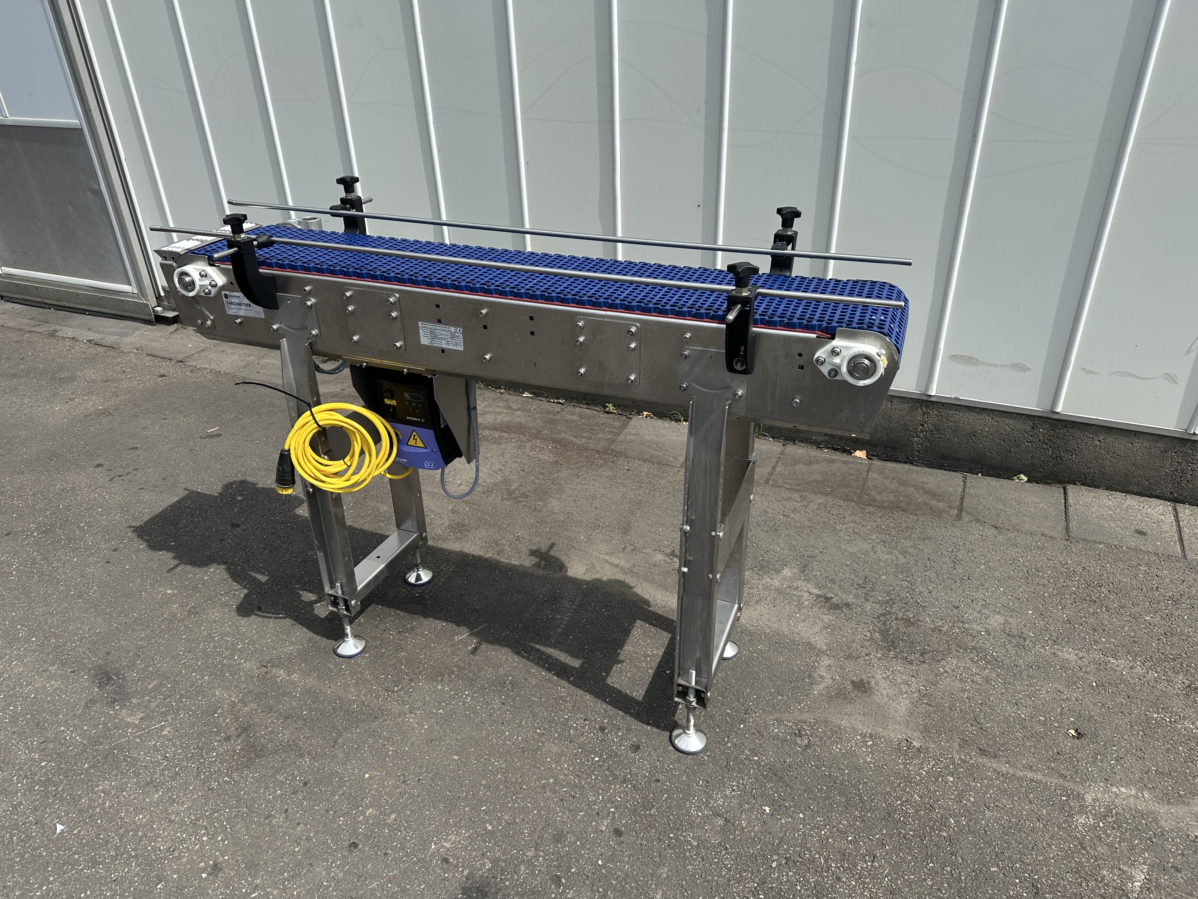 Janssen Technical Solutions конвейер нержавеющая сталь с модульным конвейером 155 x 26,5 см