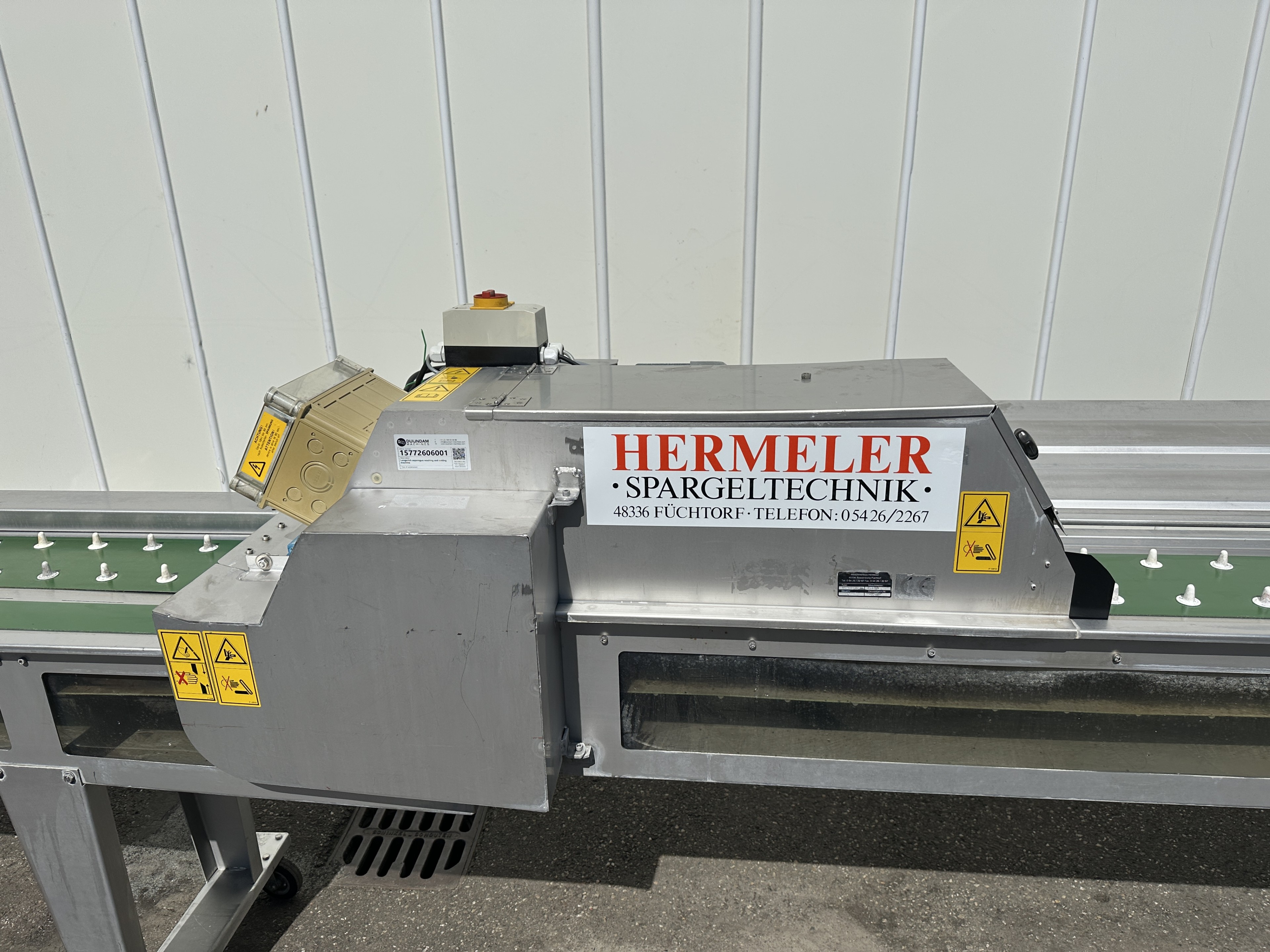 Hermeler Машина для мытья и обрезки спаржи