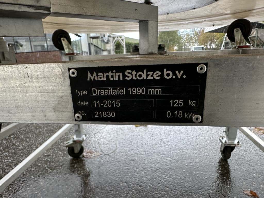 Martin Stolze draaitafel 1990 mm ���������� ����� 199 ��