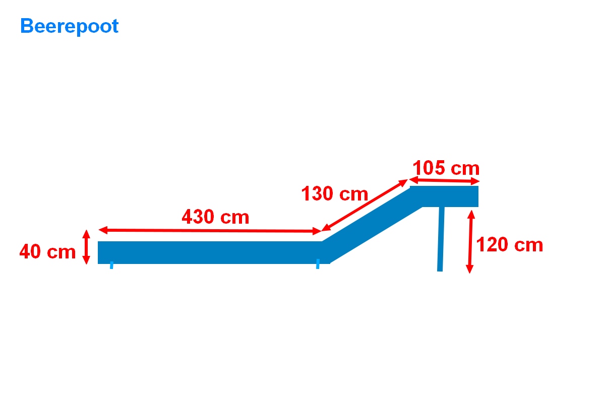 Beerepoot Элеваторный конвейер с двойным изгибом 430 +130+105