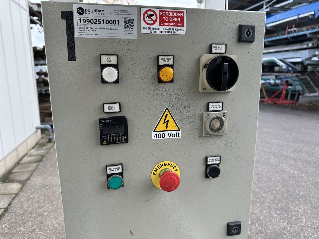 Sorma CL1 104 Счётная машины для цитрусовых