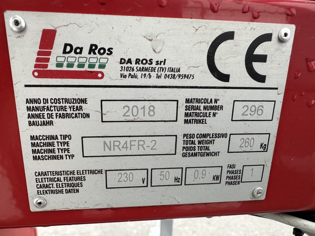 Da Ros NR4FR-2 сверлильный станок для горшков в лотках