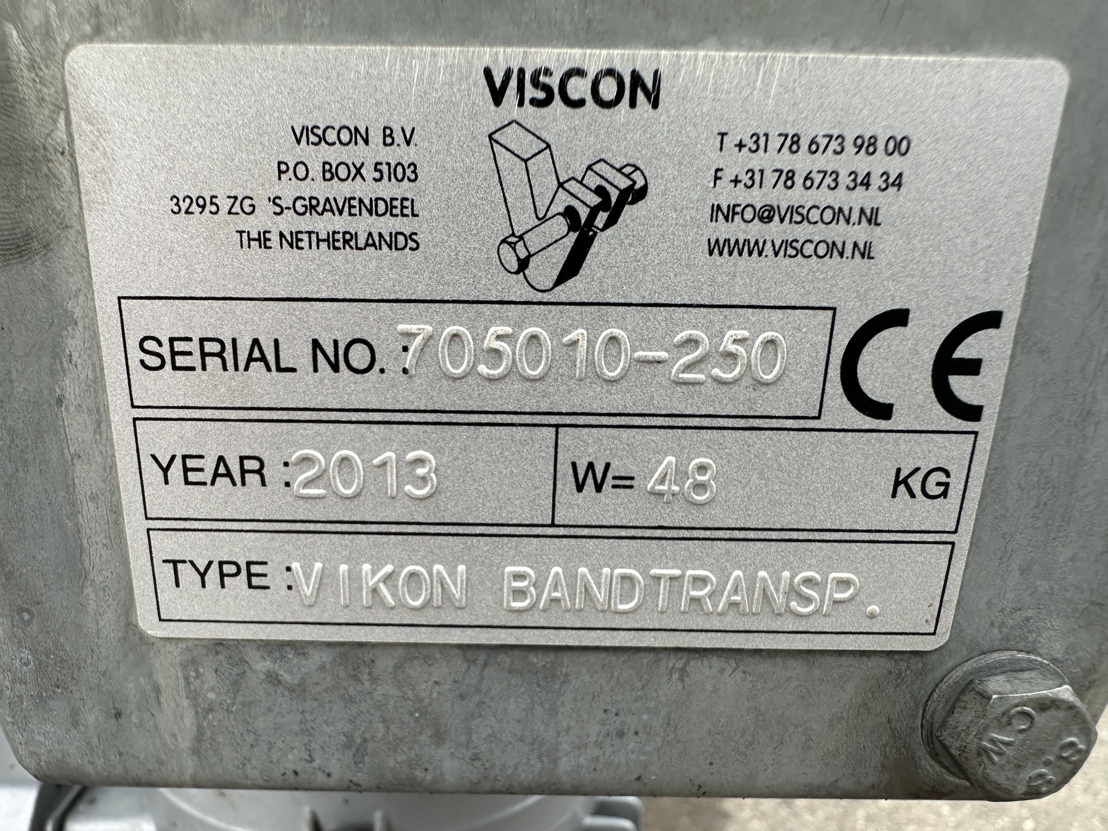 Viscon Vikon конвейер 250 х 20 см