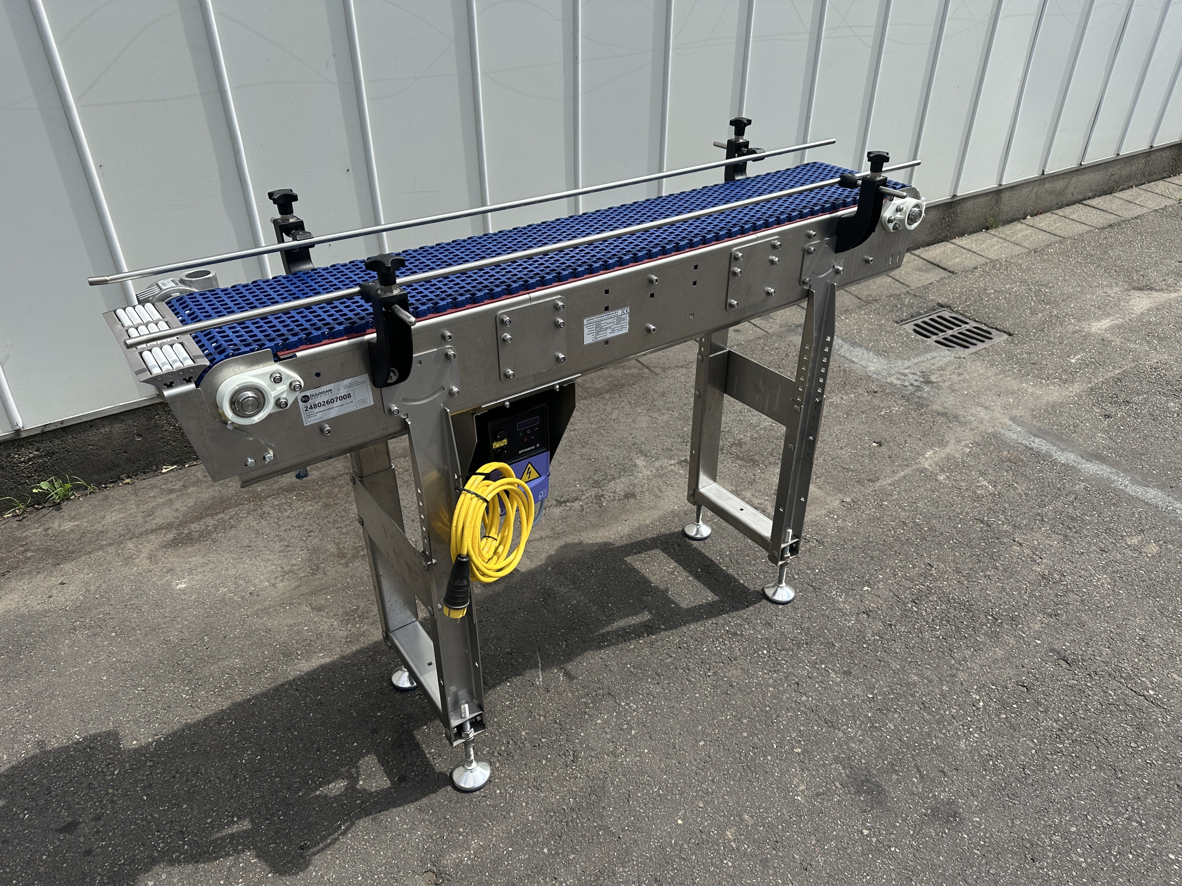Janssen Technical Solutions конвейер нержавеющая сталь с модульным конвейером 155 x 26,5 см