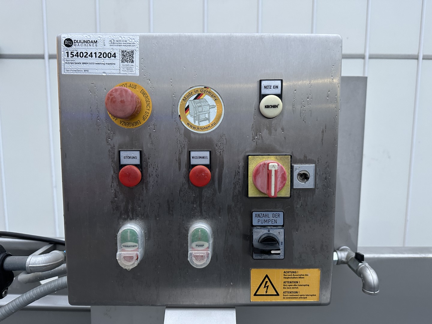 Kronen Gewa 3800V ECO Машина для мойки овощей 2012