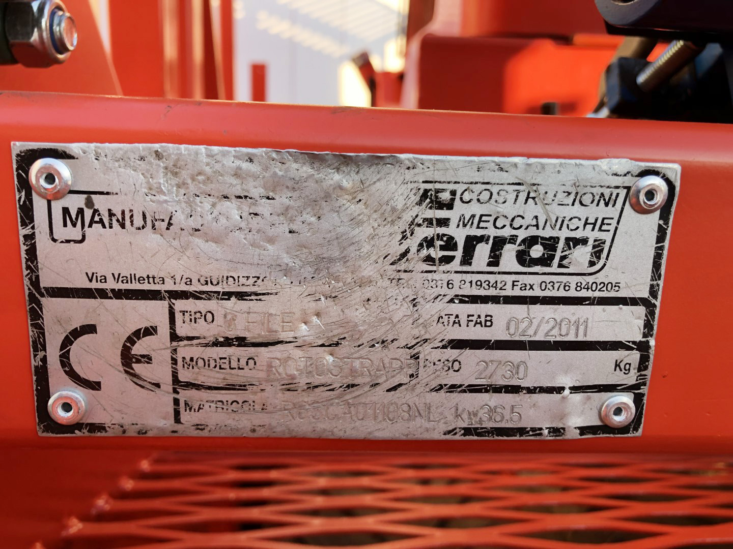 Ferrari Rotostrapp ���������� ������ ���������� 6 ������ 210 ��