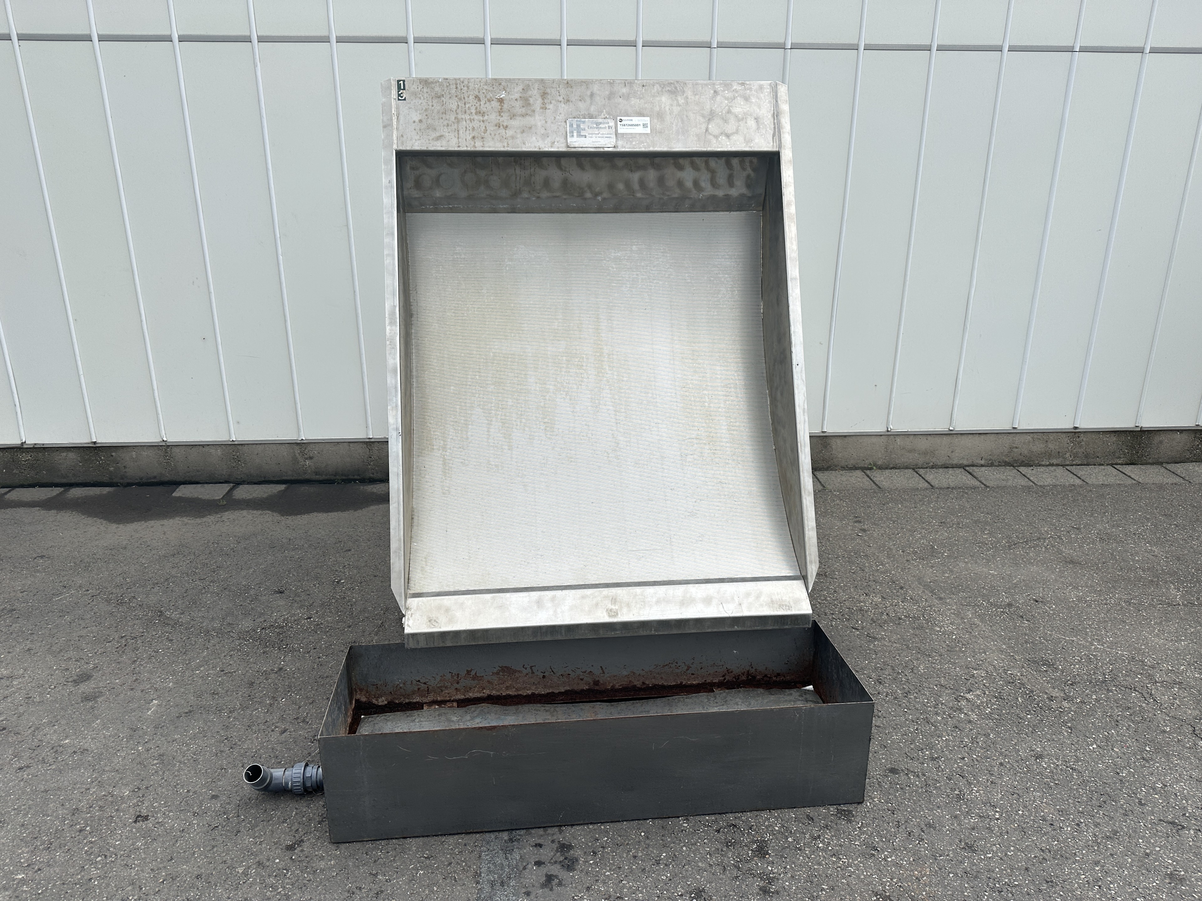 Hoogendonk Environment ZB1200 статическое дуговое сито Ширина ширмы 120 см.