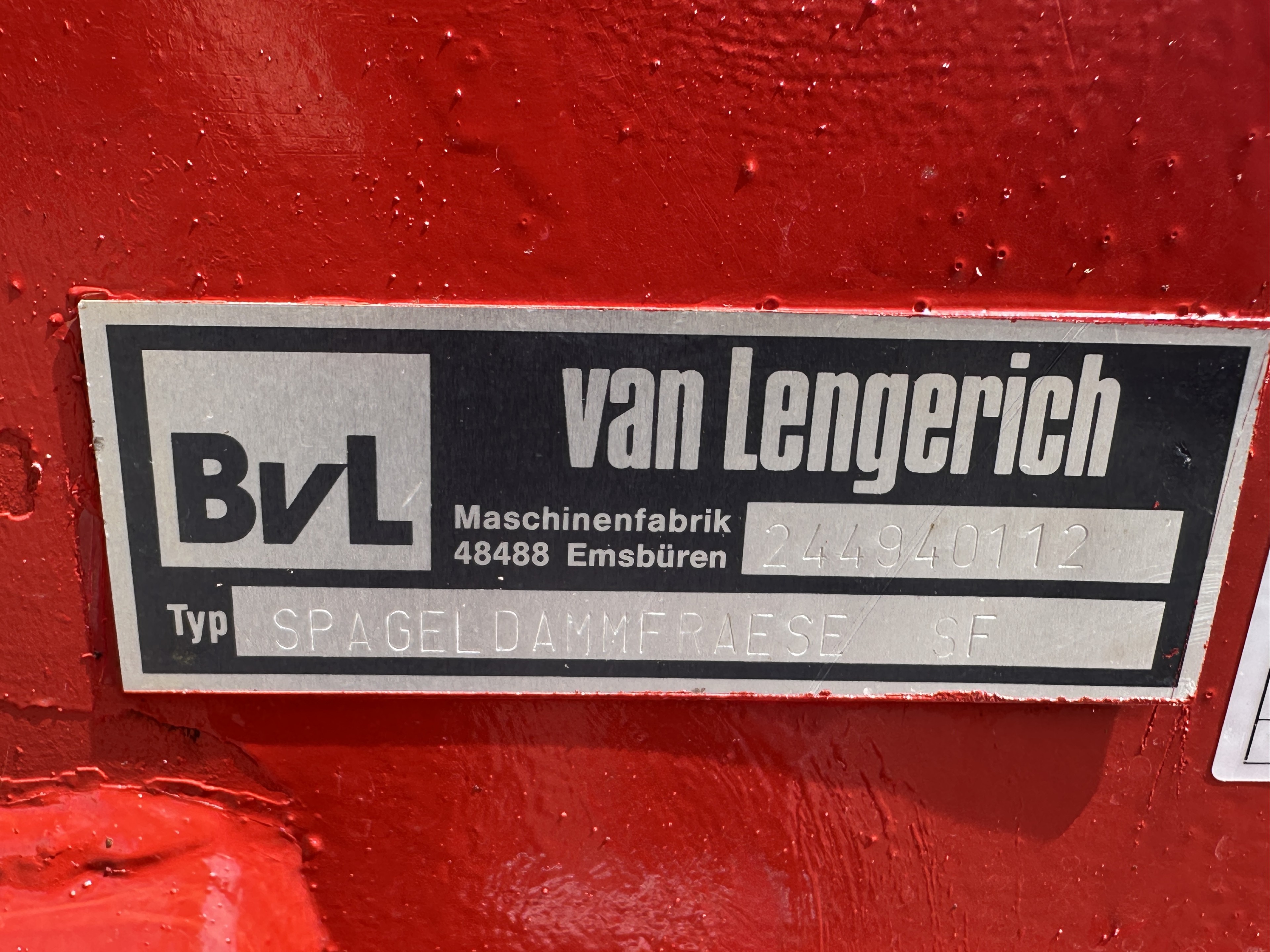 Van Lengerich Грядо-/гребнеобразователь Формирователь грядок для спаржи