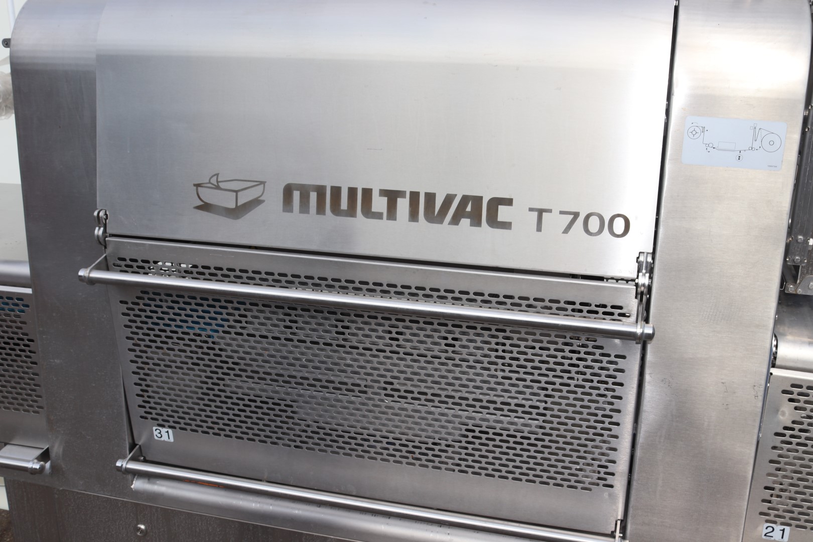 Multivac T700 top sealing machine