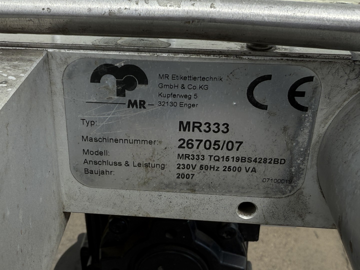 MR Etikettiertechnik MR333 Этикеровочная машина