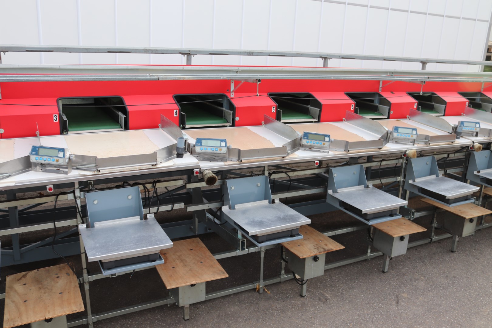 Aweta GM3-10 grading machine for peppers