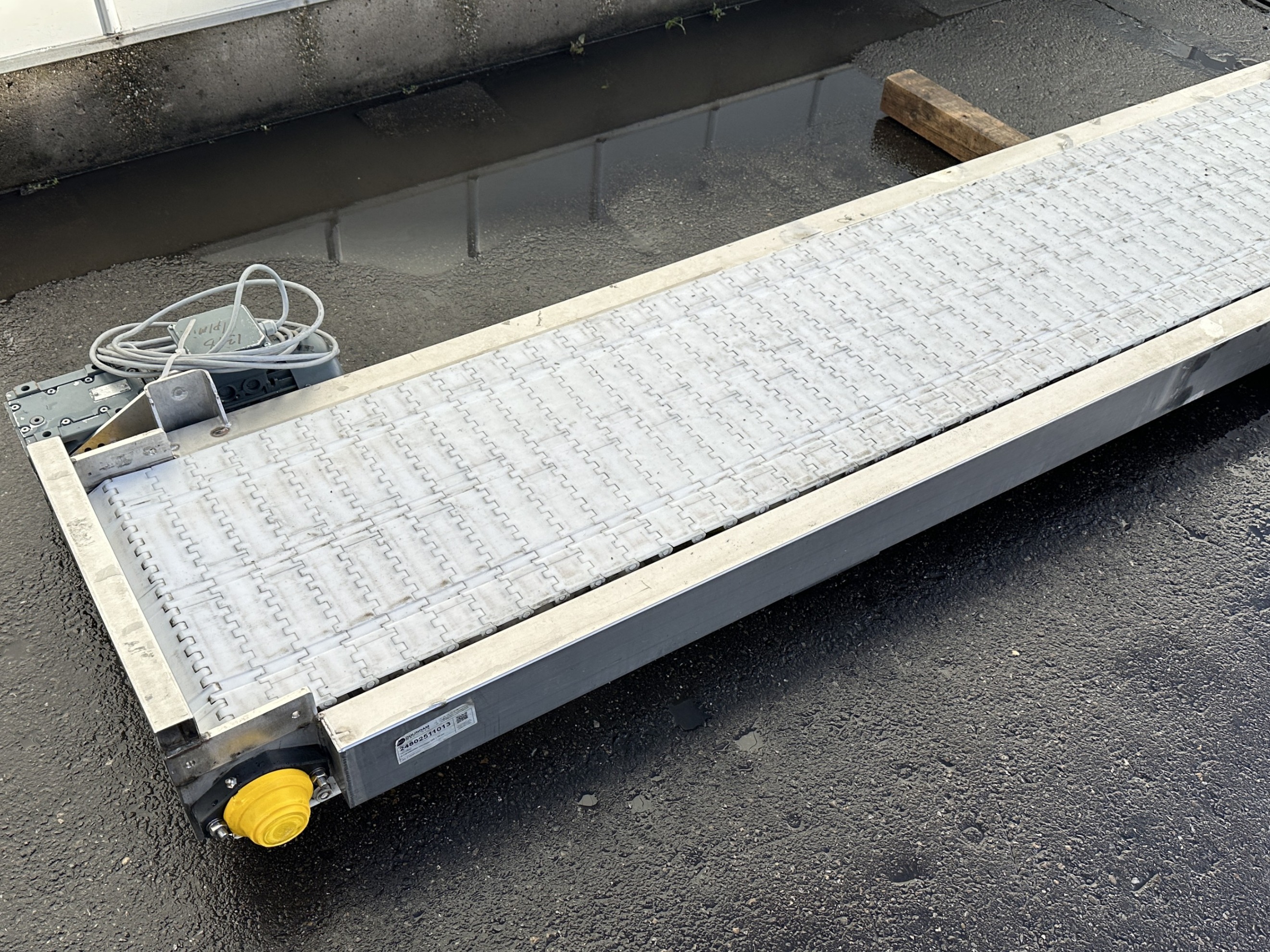 QJ Producties конвейер 765 x 45 см с модульным полипропиленовым ремнем
