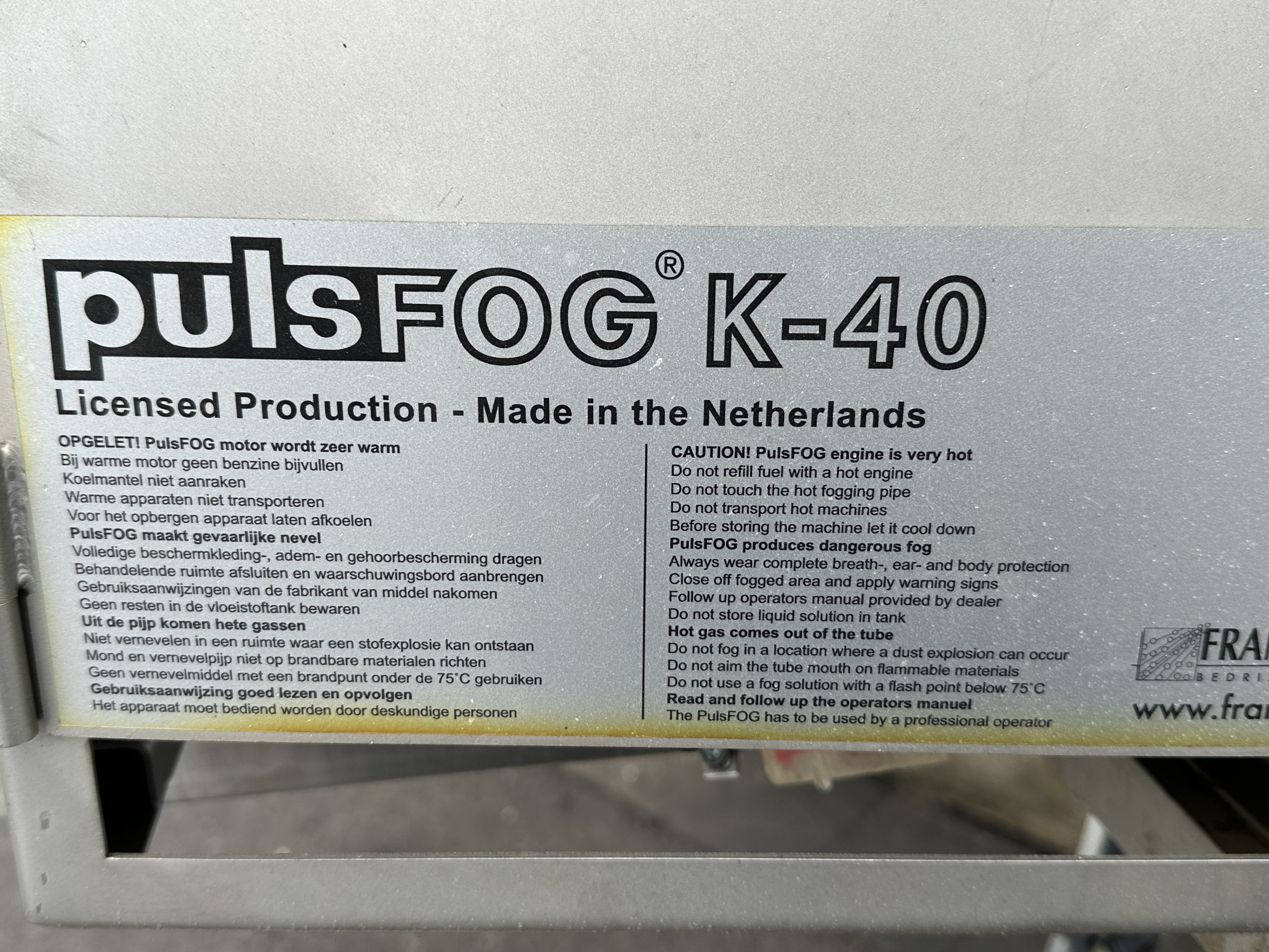 Pulsfog K40 Туманообразователь