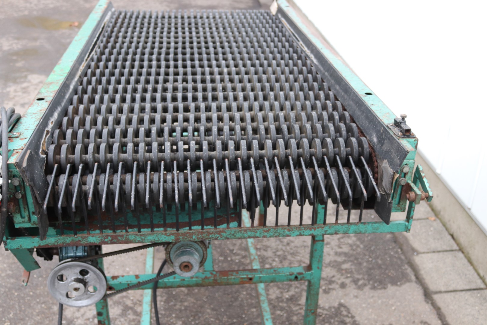 Greefa roller conveyor for fruit 160 x 70 cm