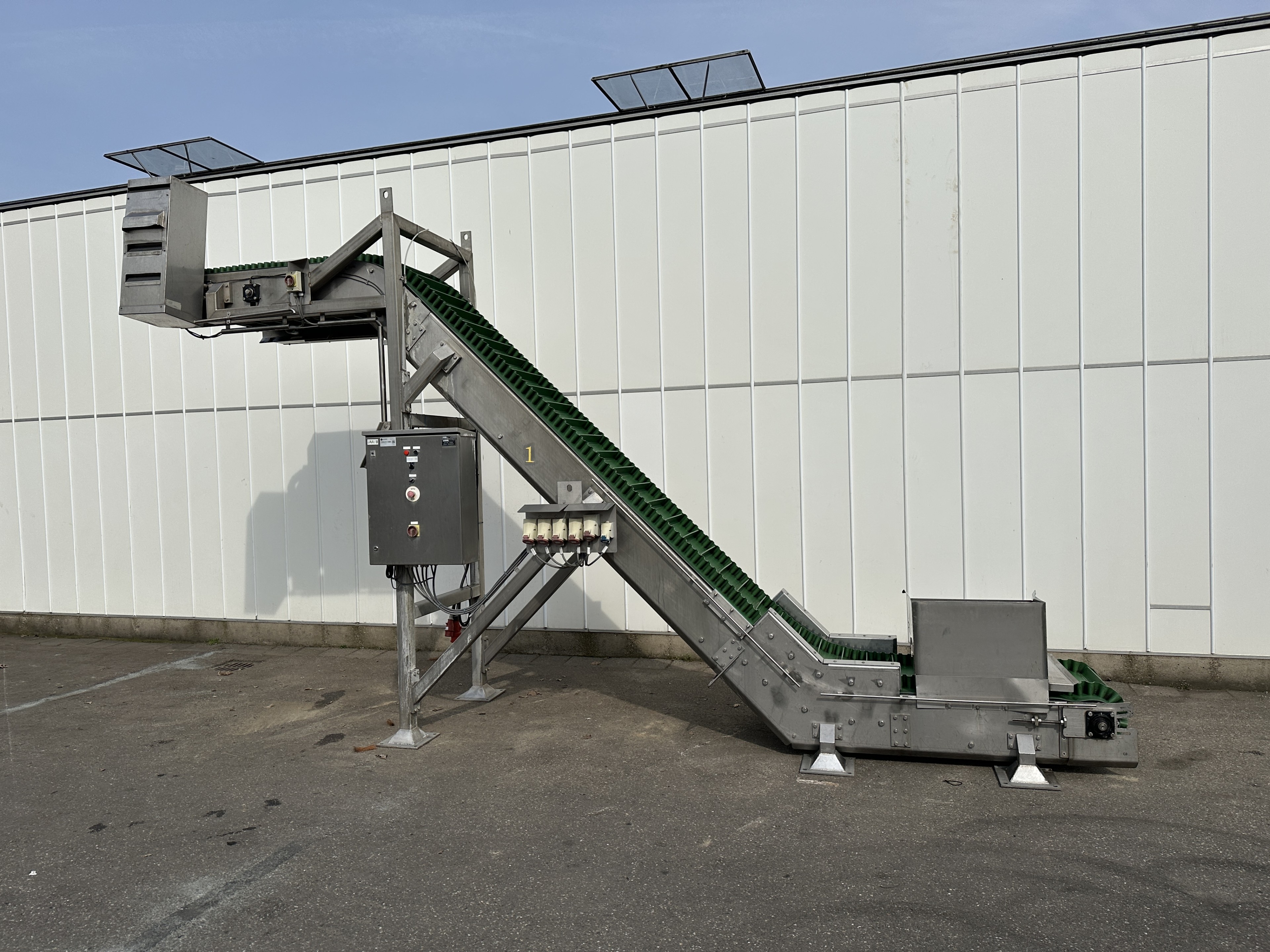 Verhoeven Элеваторный конвейер нержавеющая сталь 680 x 60 см