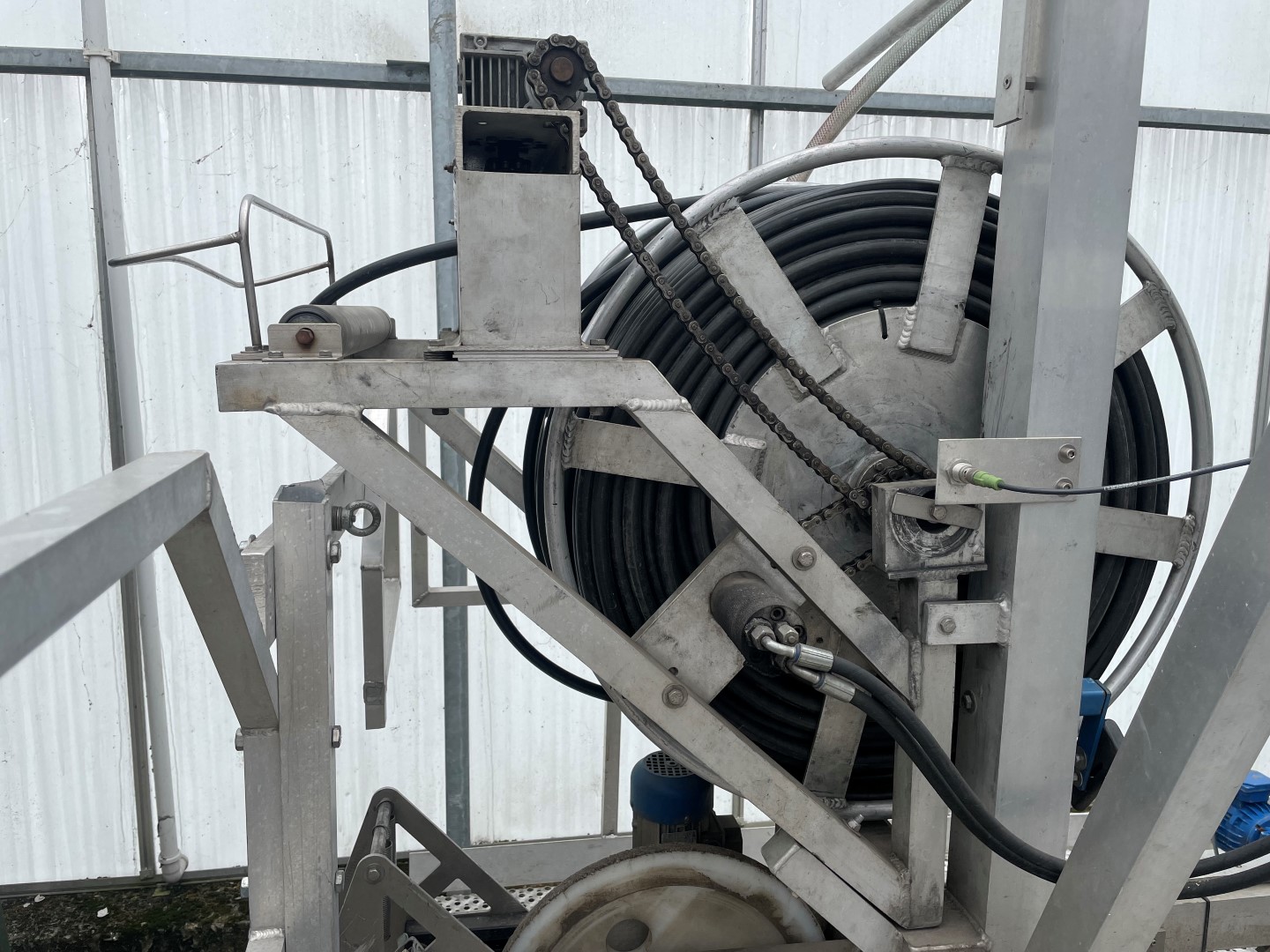 Eterpol greenhouse roof washing machine 400 cm to 480 cm