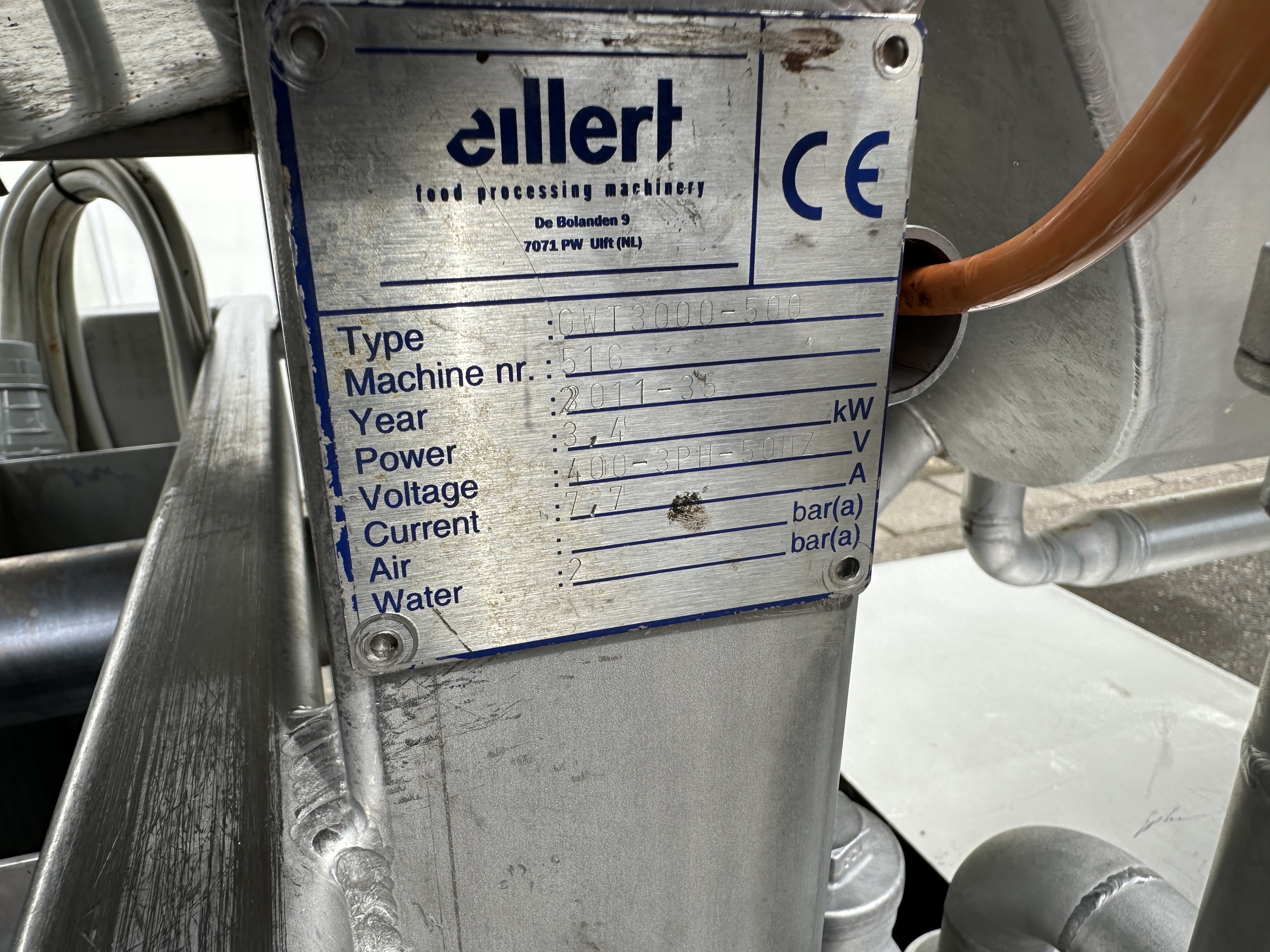 Eillert GWT 3000-500 Машина для мойки овощей