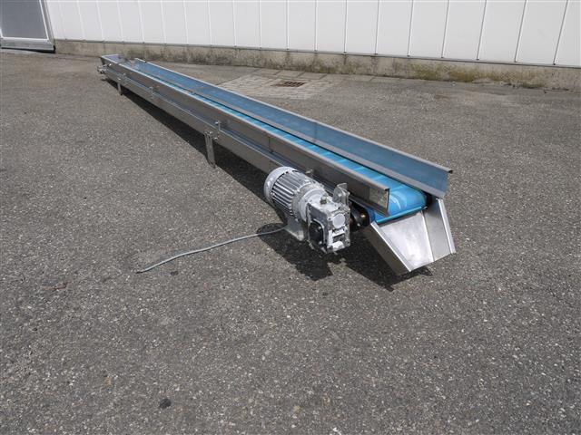 Конвейер Viscon из нержавеющей стали с захватами 475 x 25 см