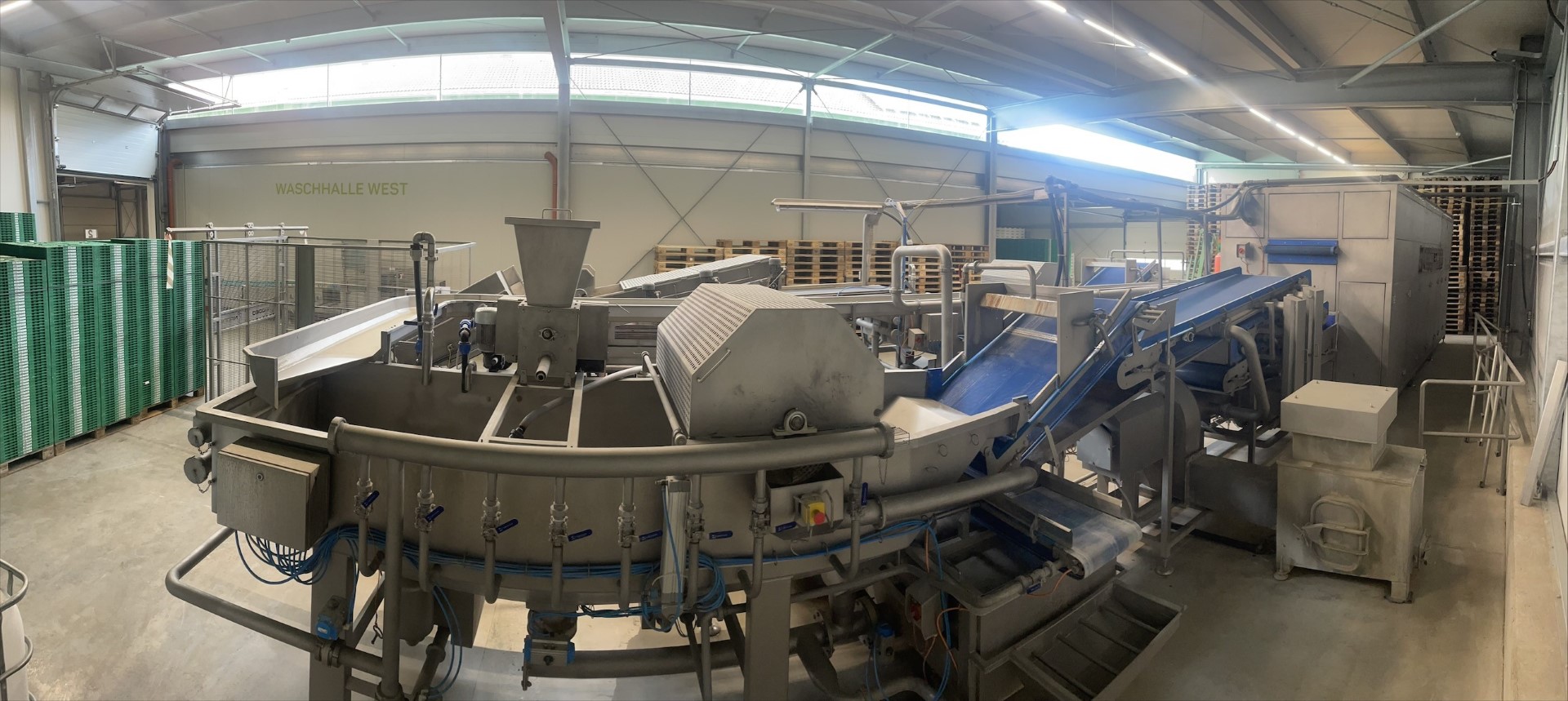 Naddeo Technologies washing and drying line for leafy vegetables