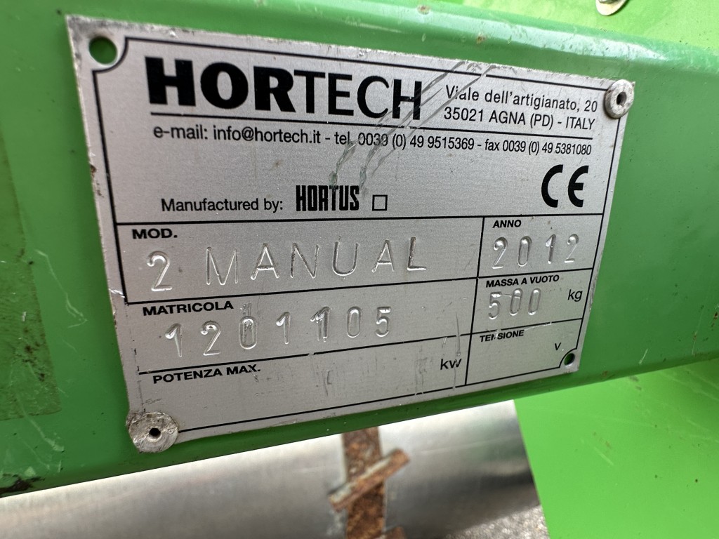 Hortech 2 manual Посадочная машина 3 ряда