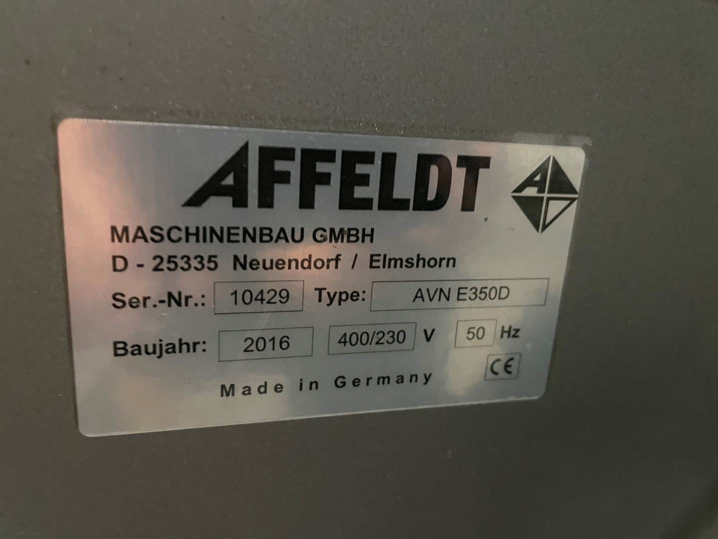 Весы Affeldt AVN 170 с вертикальным флоупакером Affeldt AVN E 350 D
