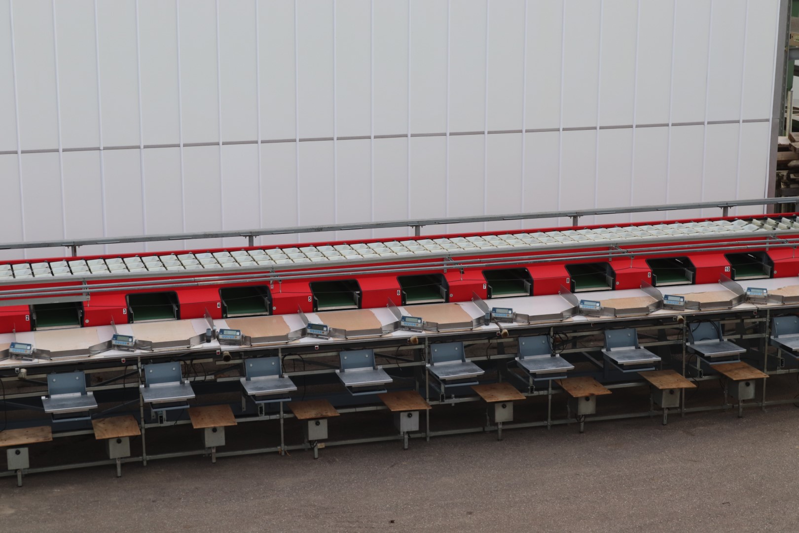 Aweta GM3-10 grading machine for peppers