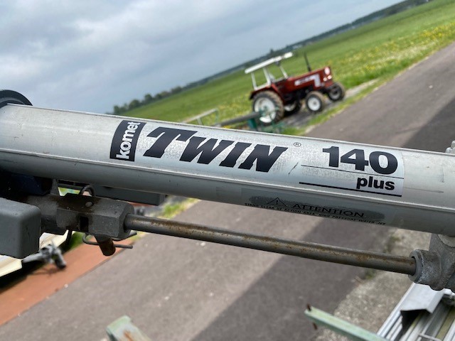 Ferbo irrigation hosereel 430 meter, 100 mm, with pump