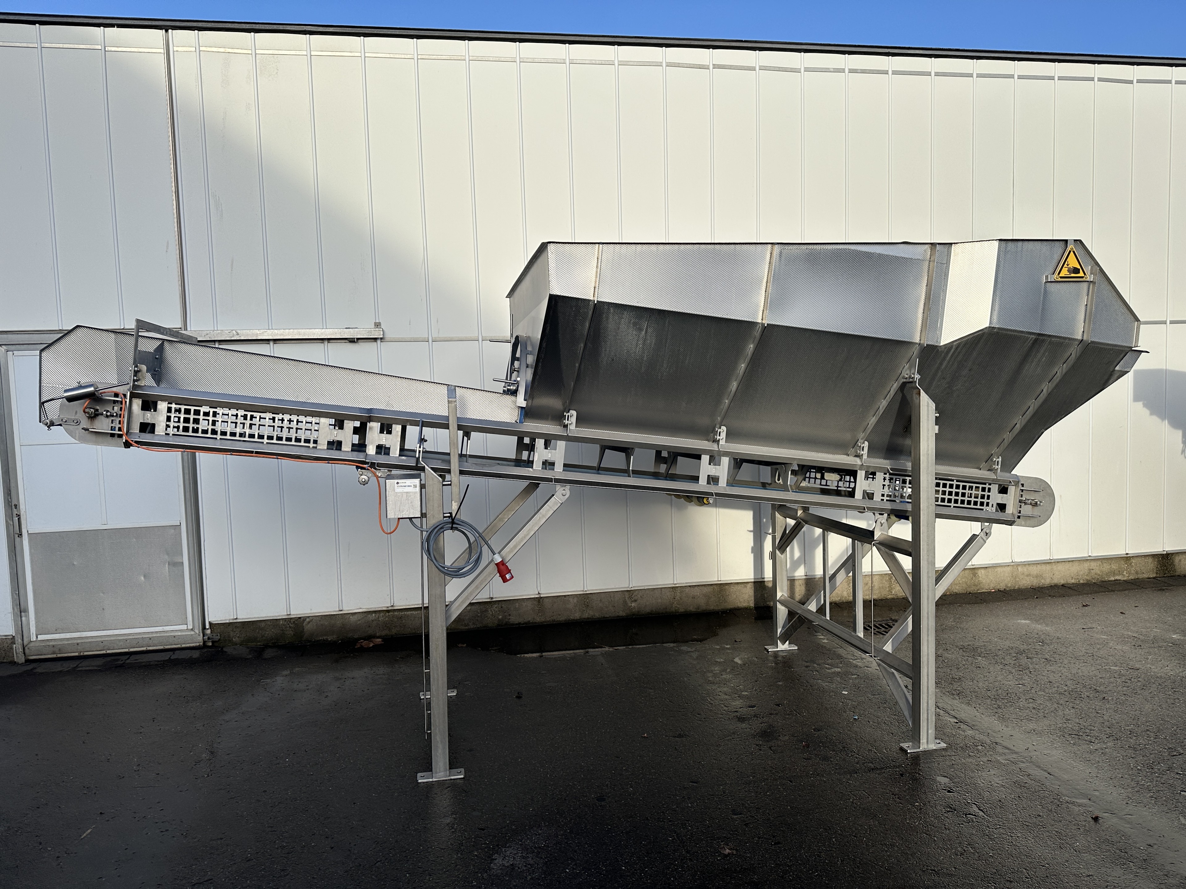 Innotec Systems Дозирующий бункер Конвейер 510 см x 77 см, нержавеющая сталь.