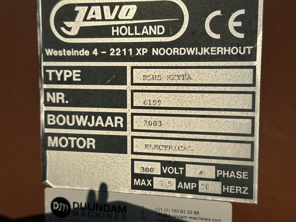 Javo Plus Extra Машина для набивки горшков торфом