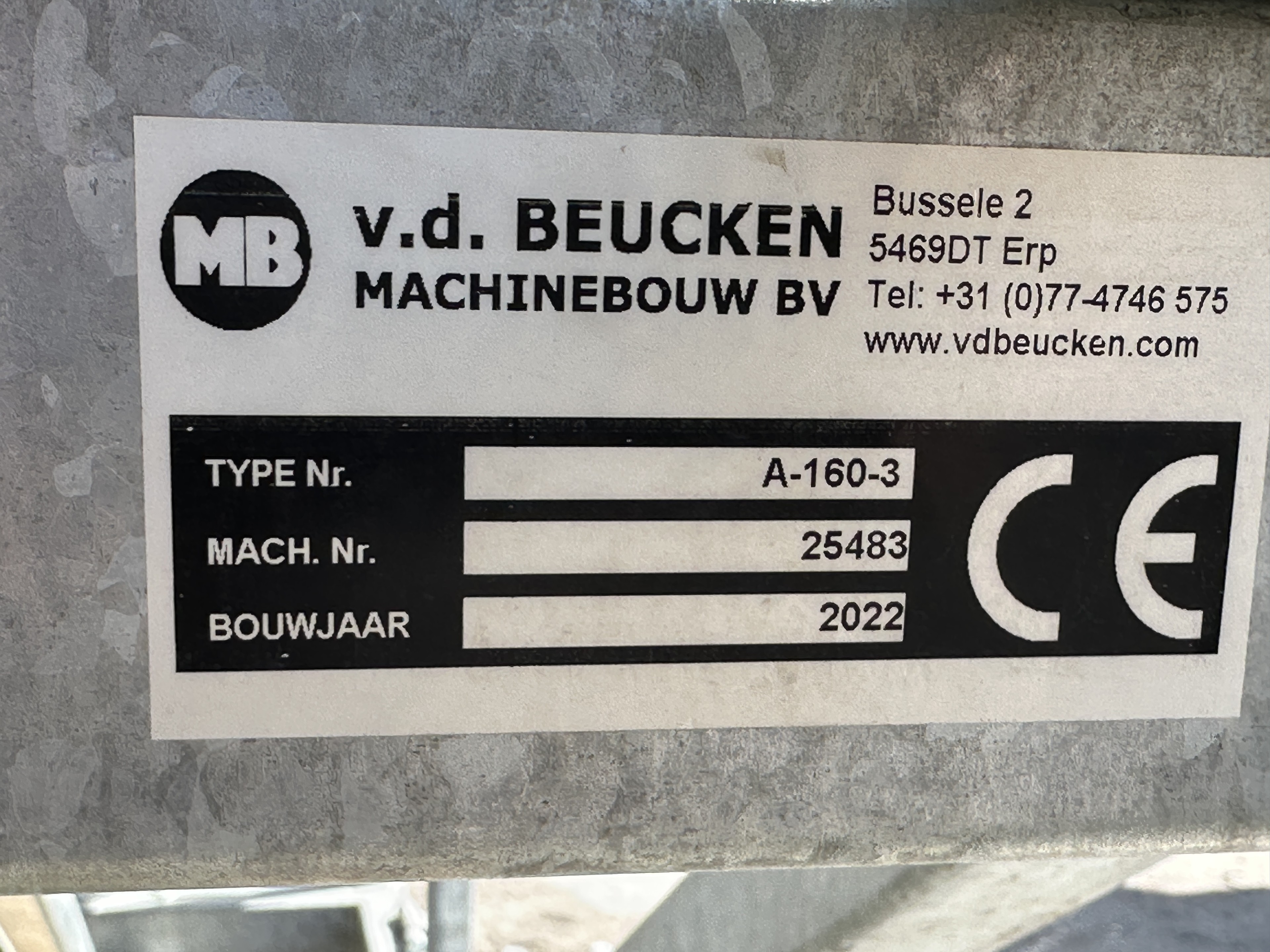 Van den Beucken A160-4 P���������������� ������ ��� ������ ��� ��������� ������