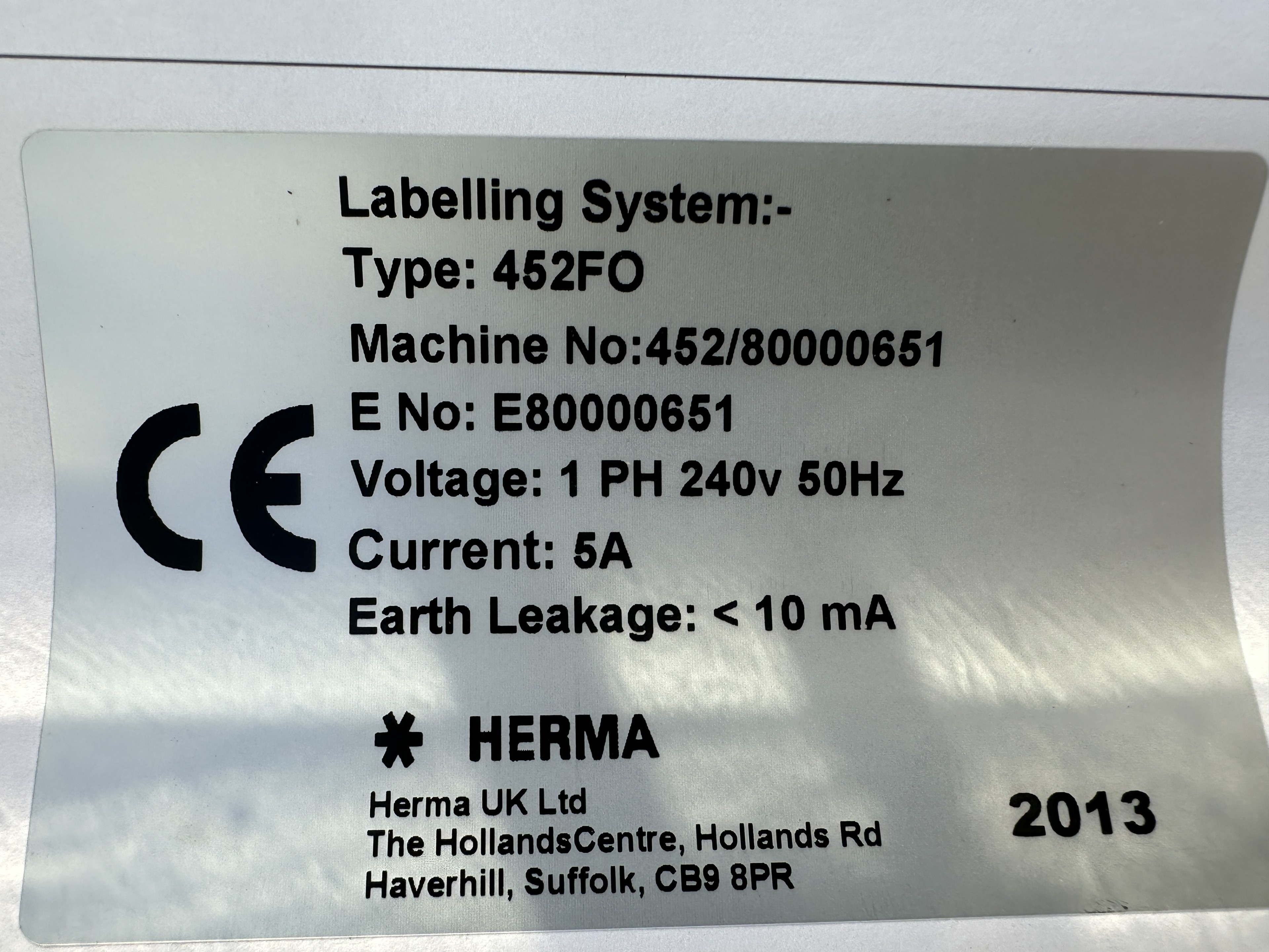 Herma Herma 452FO двойной с принтером Zodiac