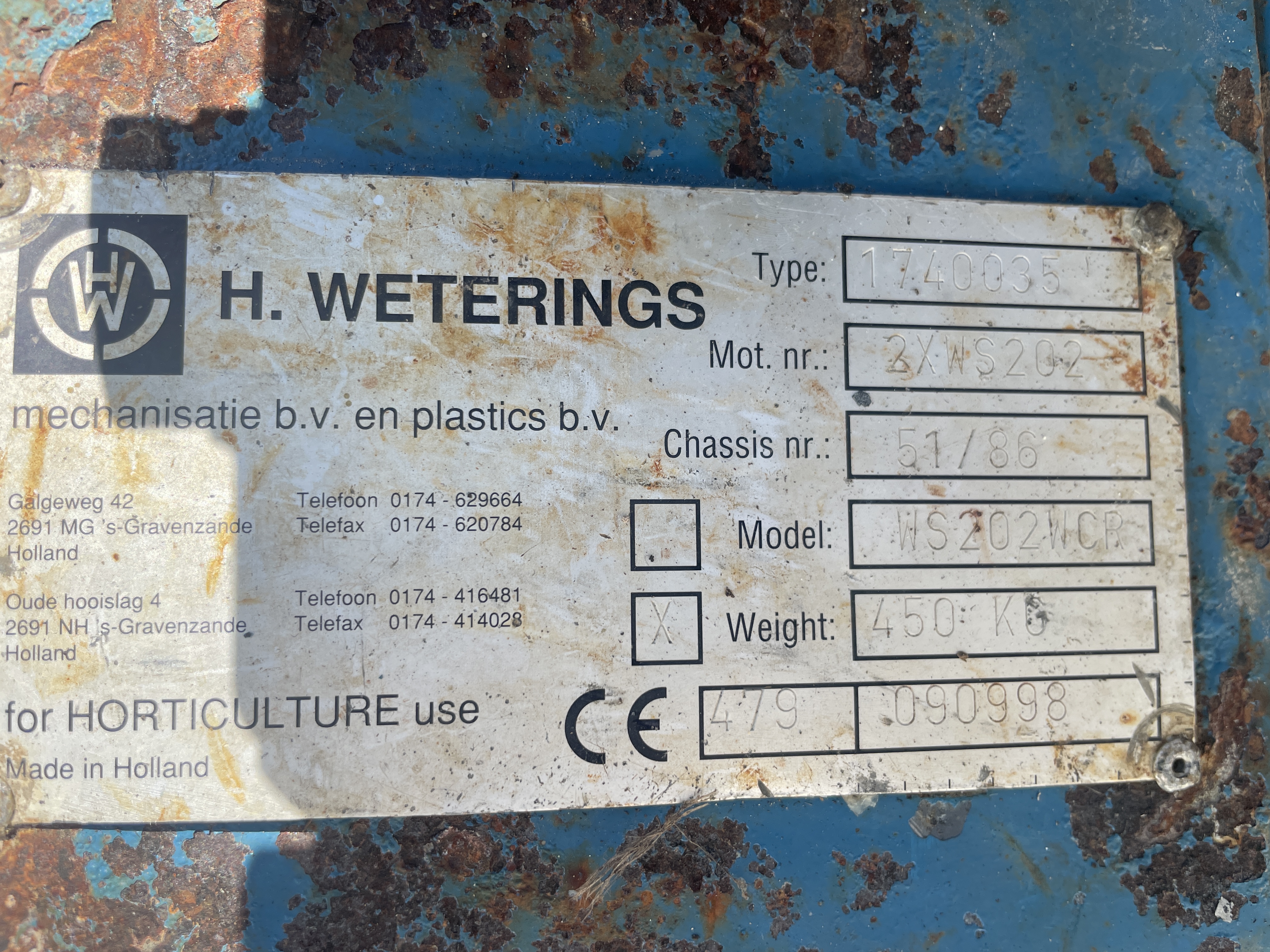 Weterings WS202WCR ���������������� ������� 400 ������, � ������������� ��������