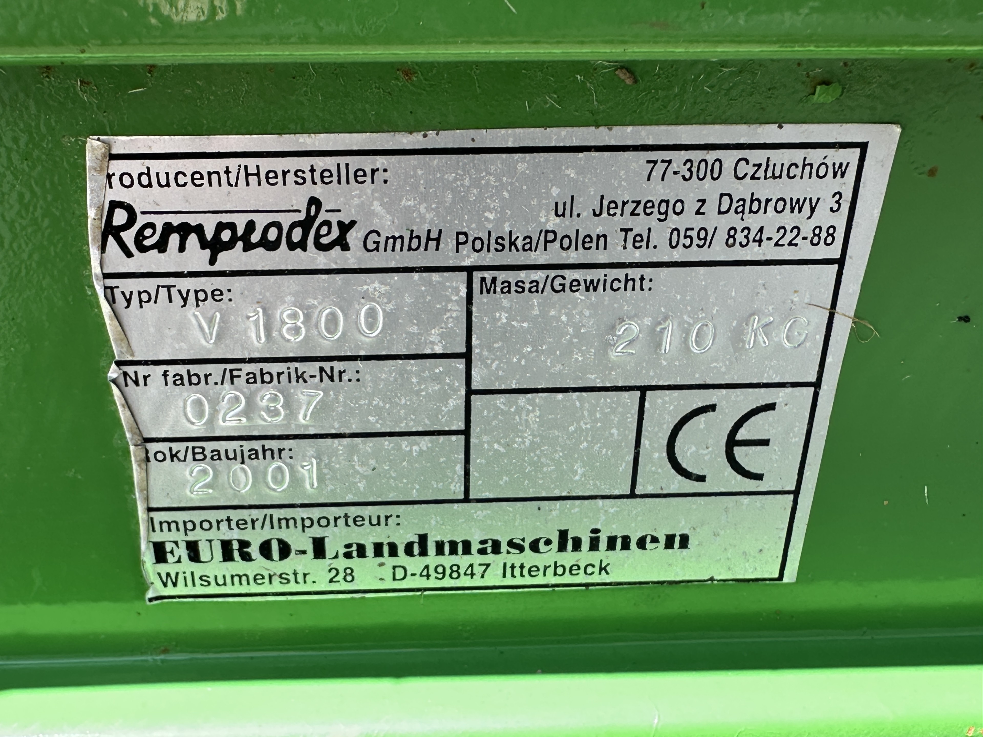 Euro-Jabelmann V 1800 180 х 80 см