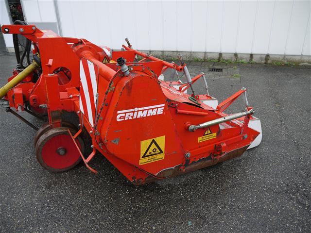 Междурядный роторный культиватор Grimme GF75-4 с высокоскоростным наголовником.