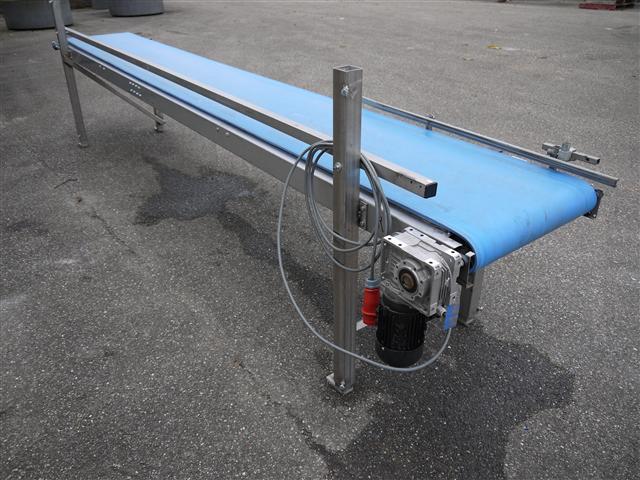 Конвейер из нержавеющей стали 380 вольт 450 x 60 см