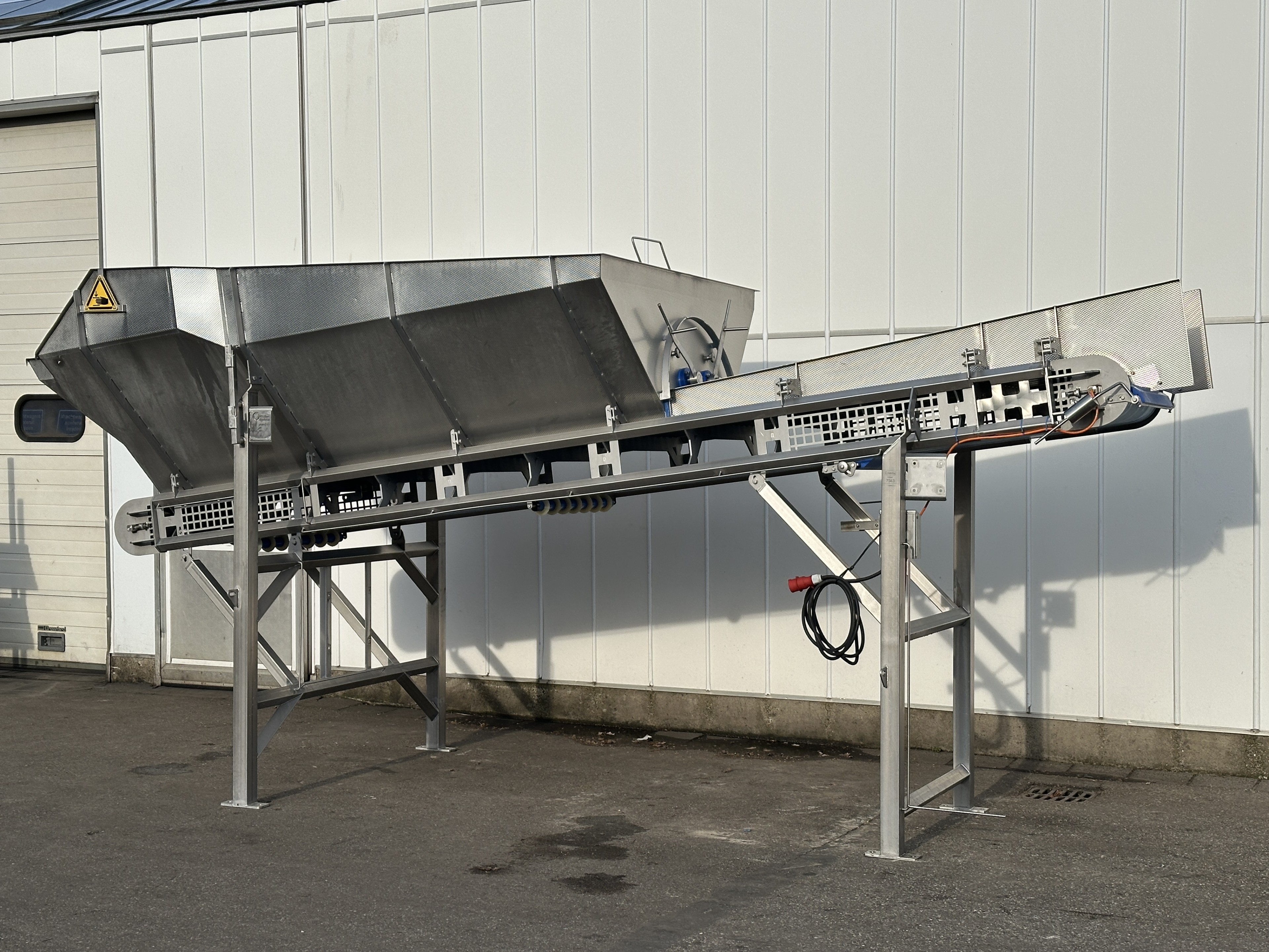 Innotec Systems Дозирующий бункер Конвейер 500 x 77 см, нержавеющая сталь.