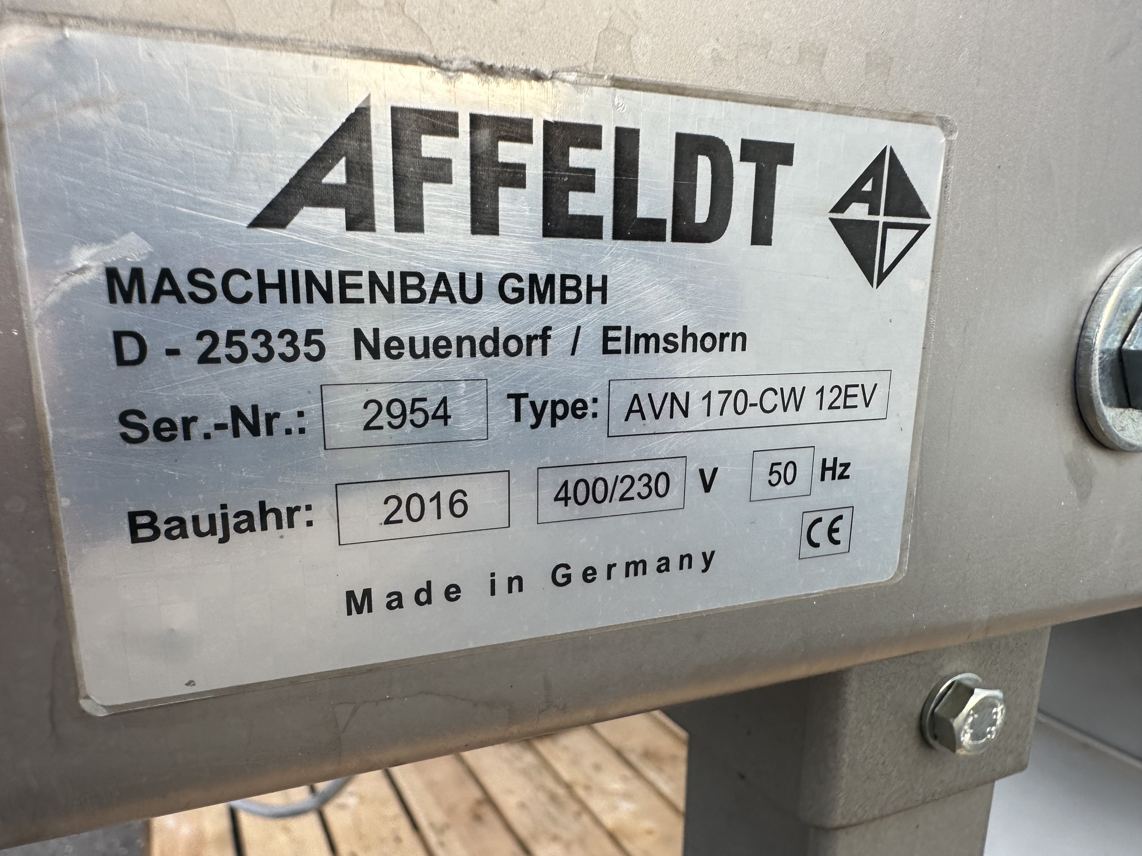 Весы Affeldt AVN 170-CW 12EV с клипсатором для сетей Affeldt AVN 929