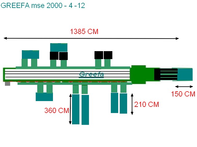 Greefa MSE 2000 -4-линейная сортировочная машина для фруктовых яблок и груш