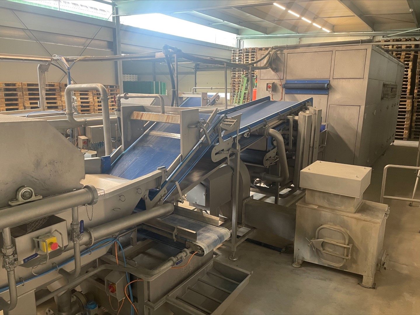 Naddeo Technologies washing and drying line for leafy vegetables