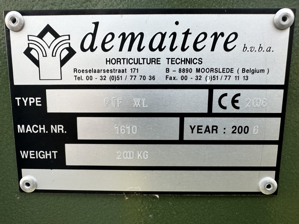 Demtec PTF XXL Шаблон для заполнения горшков в подносах. Наполнитель для подносов.